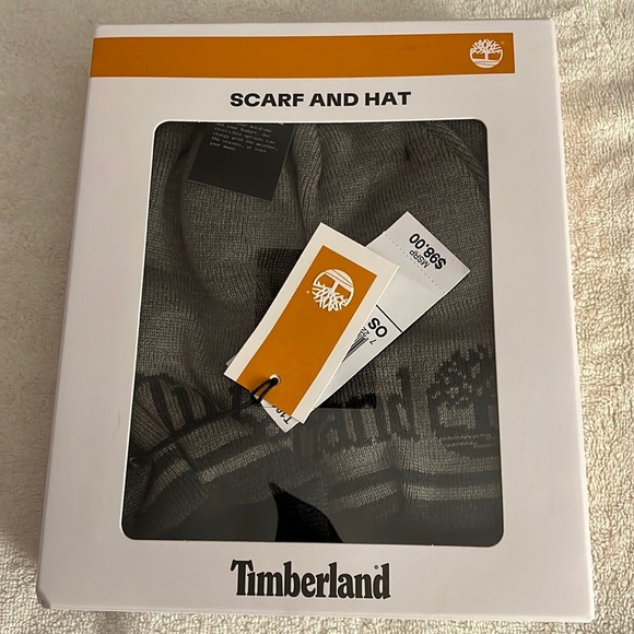 Timberland Mens scarf and hat - Picture 1 of 2